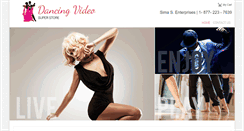 Desktop Screenshot of dancing-videos-store.com